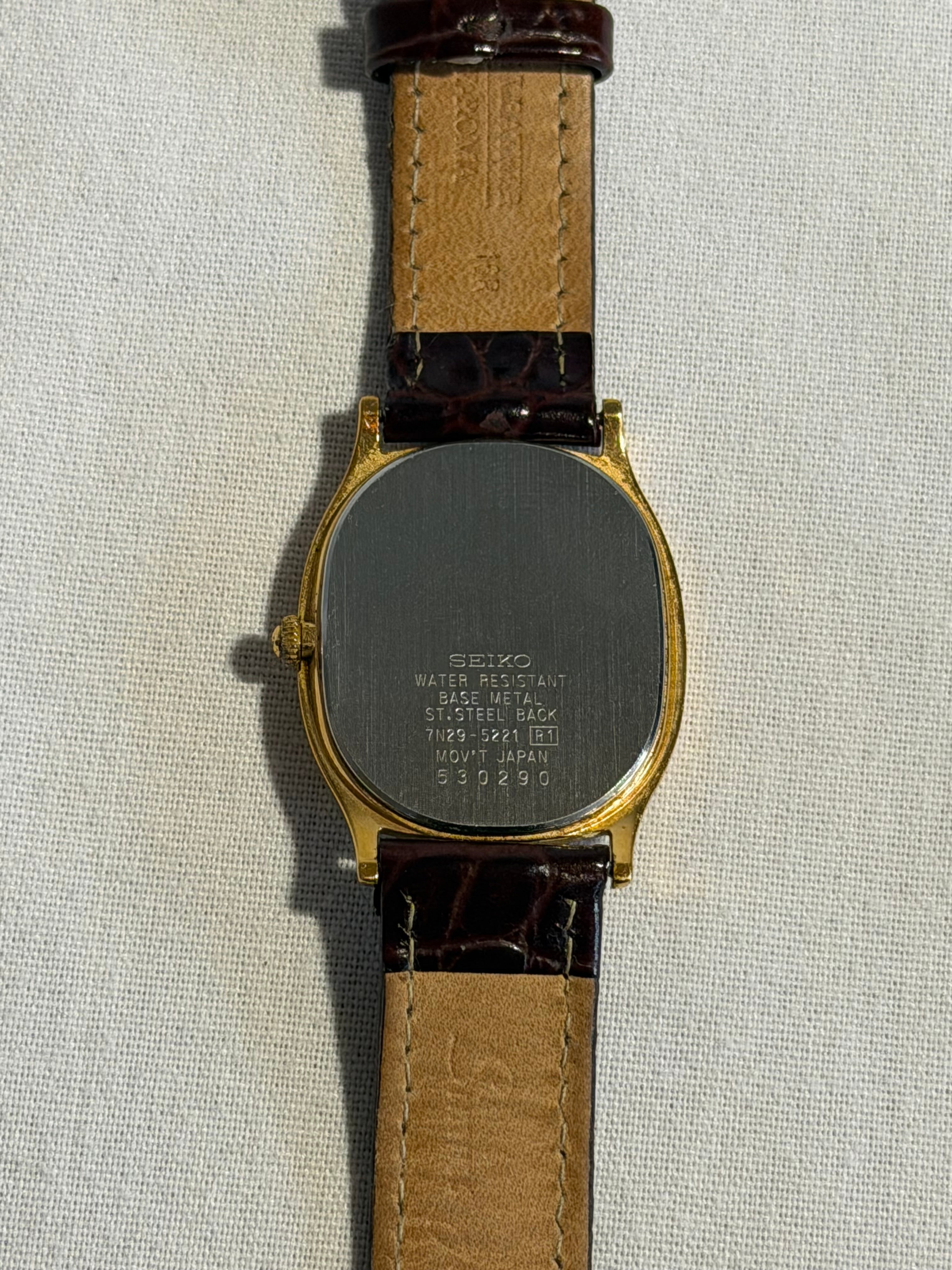 1995 Seiko Rounded Tank