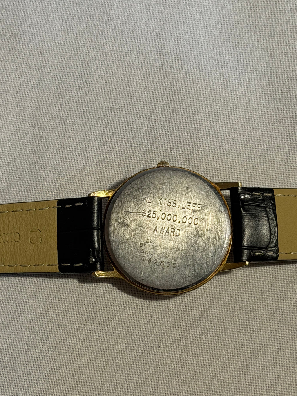 1987 Champagne Dial Dress Watch