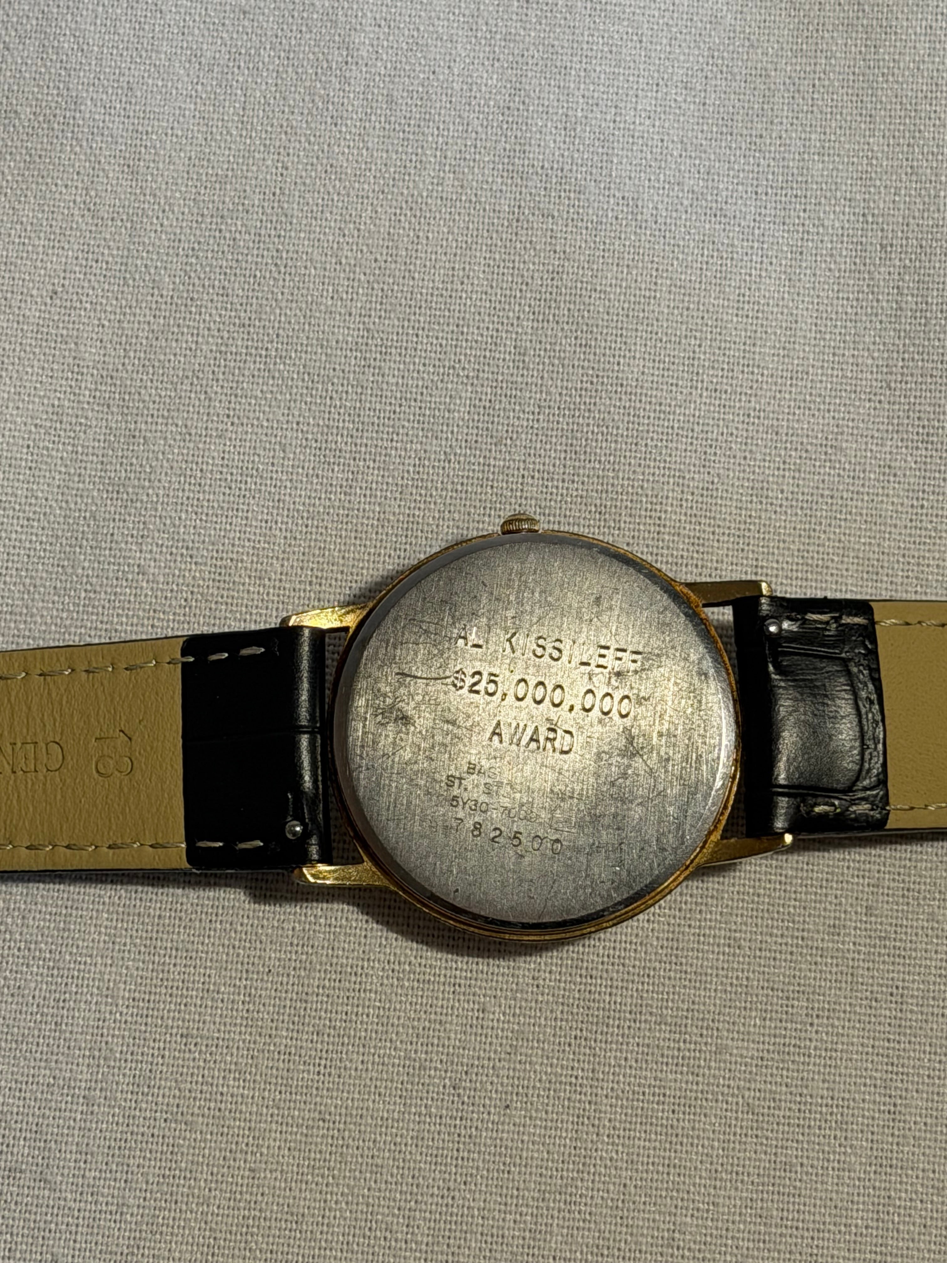 1987 Champagne Dial Dress Watch